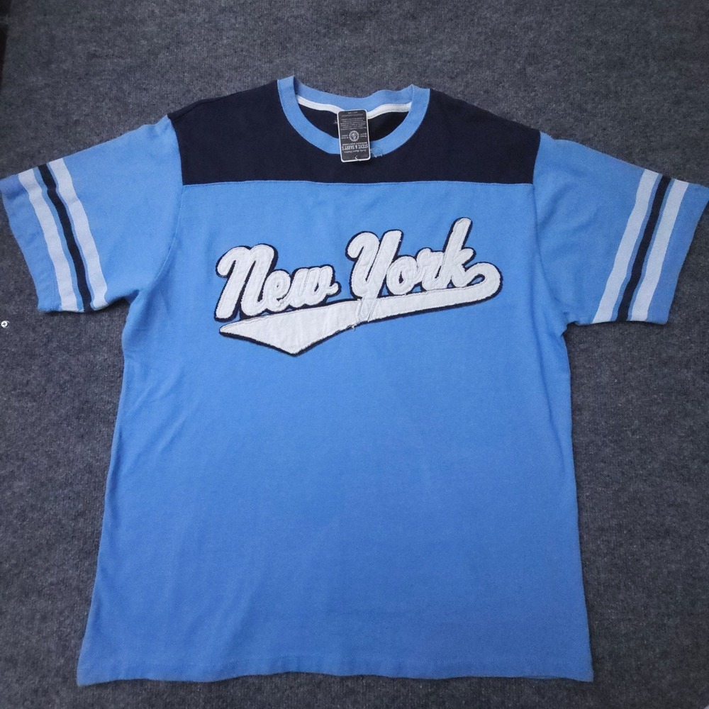 Vintage Steve & Barry's University Sports Wear‎ Blue New York Embroidered NEW